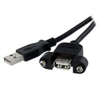 Panel Mount USB Extension Cable